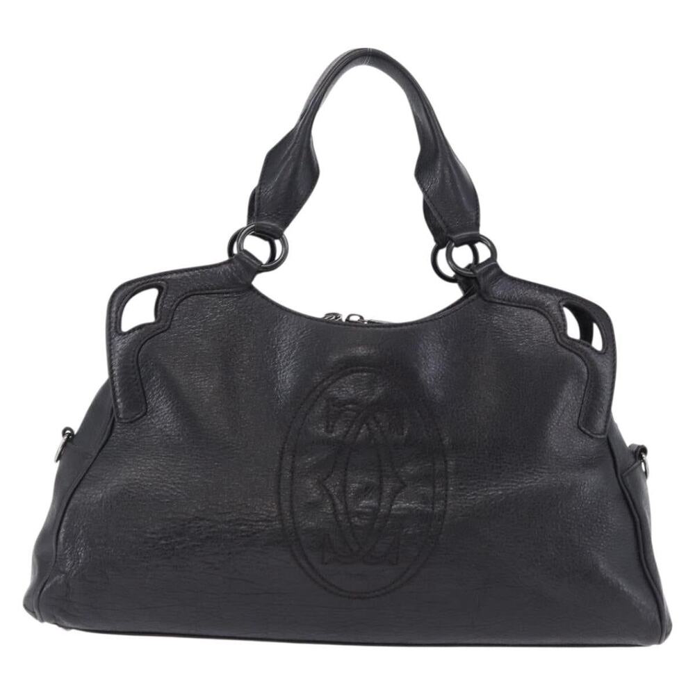 Cartier Leather Juste Nomade Handbag Black